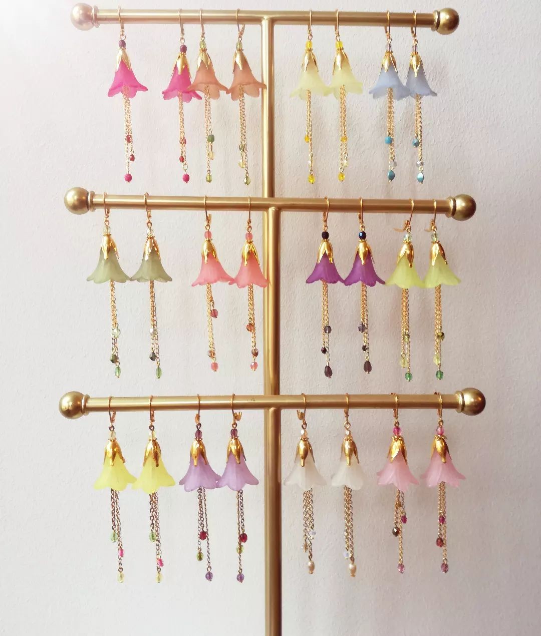 Boucles Fleurs & Clochettes