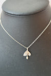 Collier Petite Feuille Argenté
