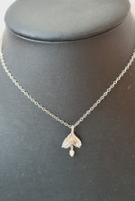 Collier Petite Feuille Argenté