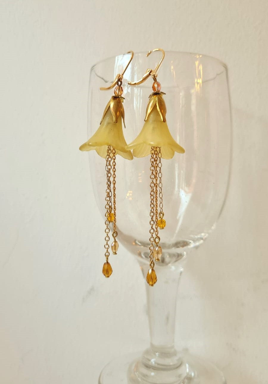 Clochettes Jaune Miel longues