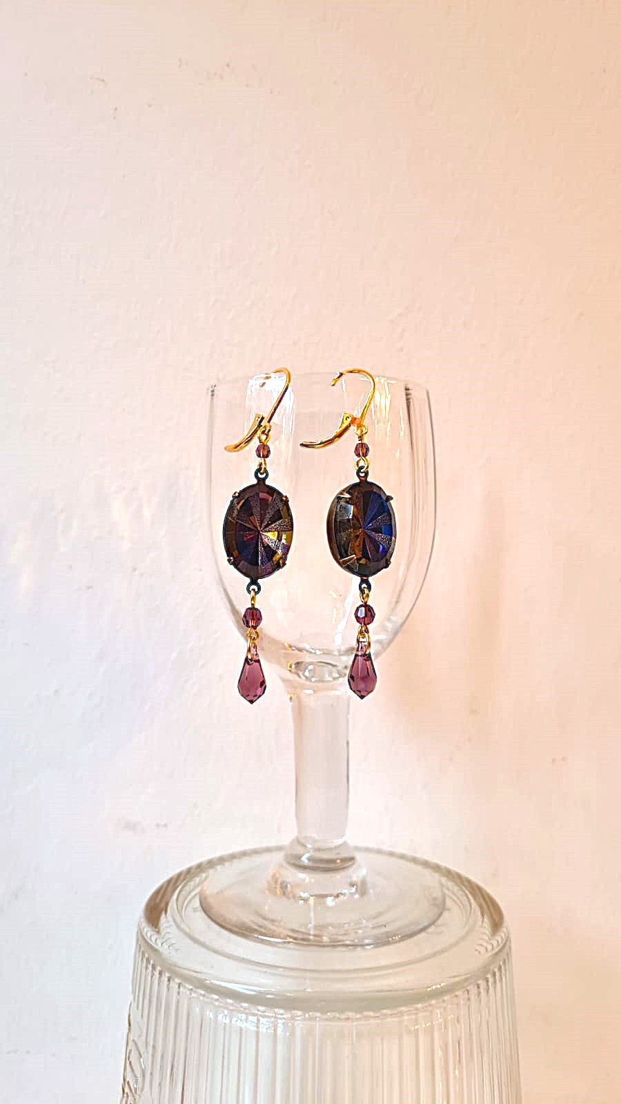Cabochon Purple Kaléidoscope