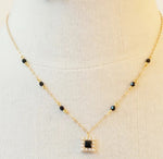 Parure Carré Renaissance Noir