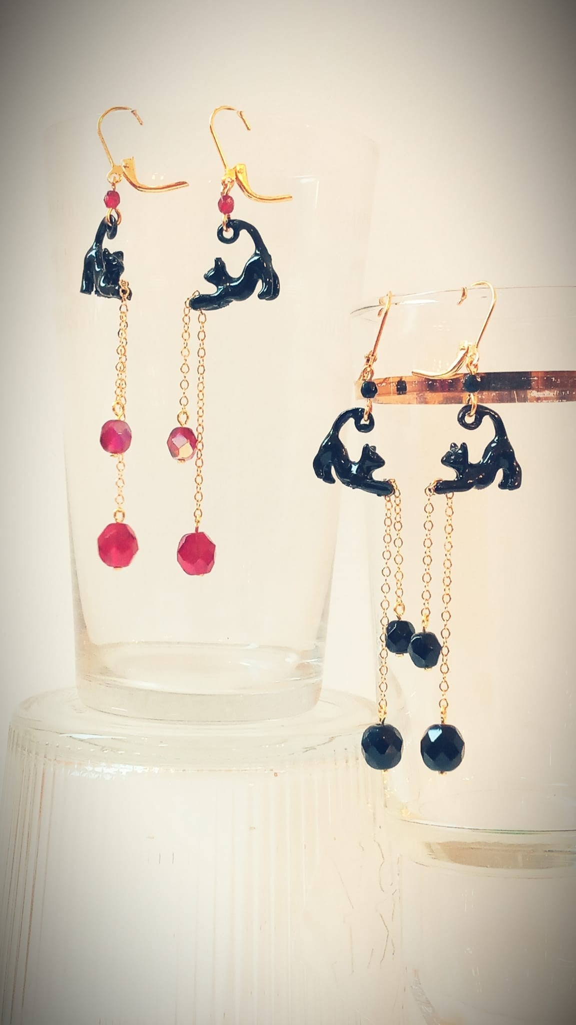 Chat Noir et  Rouge Art Déco