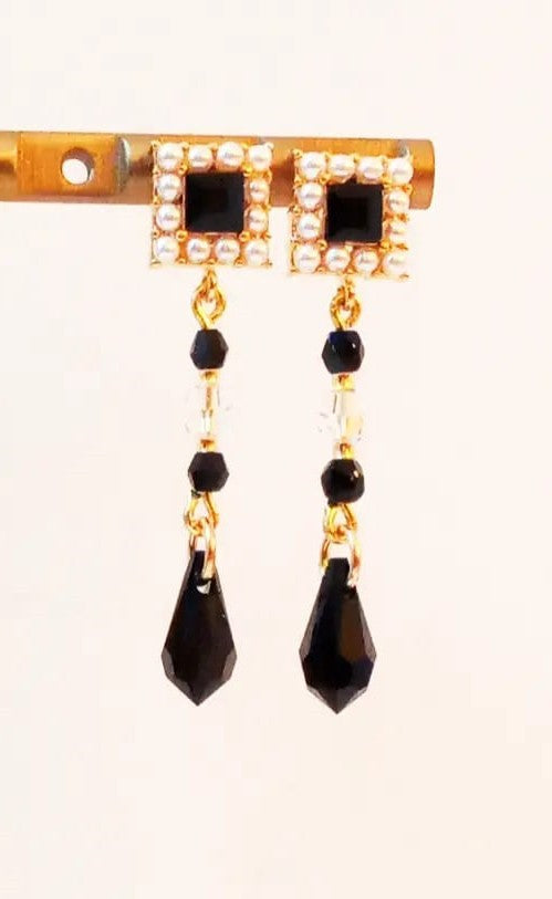 Collier Carré Renaissance Noir