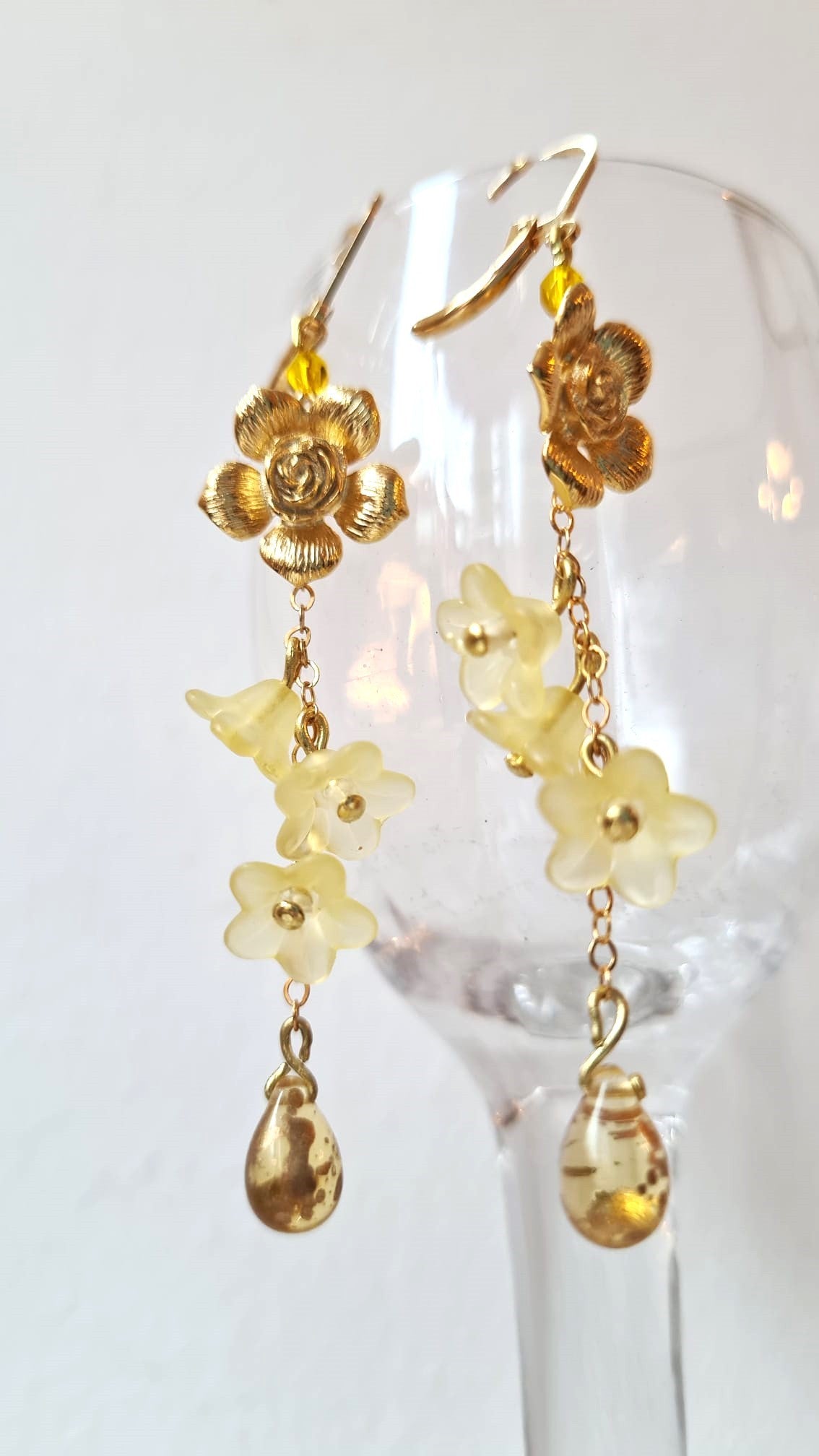 Cascade de Roses Jaune