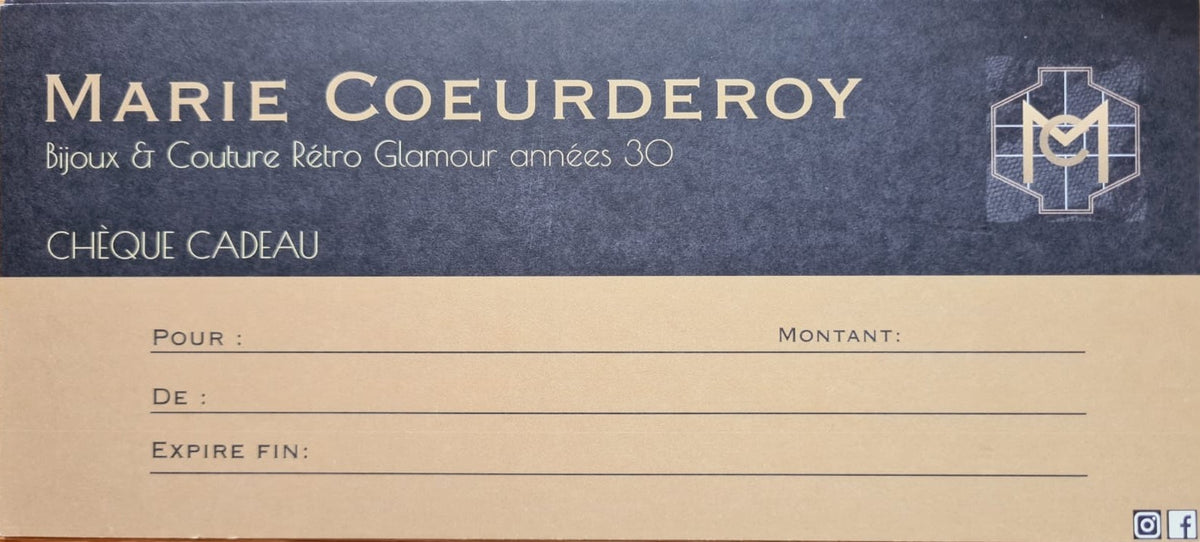 Carte Cadeau 85€